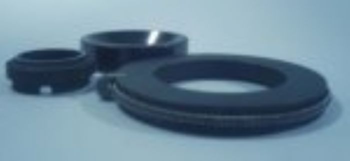 Anillos para turbinas, bujes de carbón - grafito, carbón para junta rotativa, tochos de carbón, rotulas, guías, sellos mecánicos de carbón – grafito, etc.